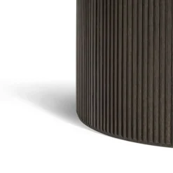 495 Bord Rund Ø150 cm, Grå Marmor / Mörk ek