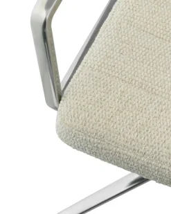 452 Snurrstol Med Fötter, Wavy Off-white
