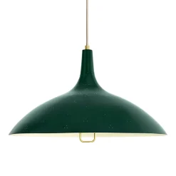 1965 Taklampa, Mässing/Grön