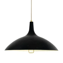 1965 Taklampa, Mässing/Svart