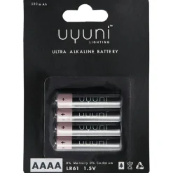 AAAA Batteri 1,5V 580mAh, 4-pack