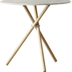 Aldric Sidobord 80 cm, Ljus Betong / Ljus Ek