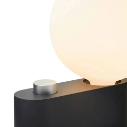 Alumina Bordslampa med Sphere IV, Svart