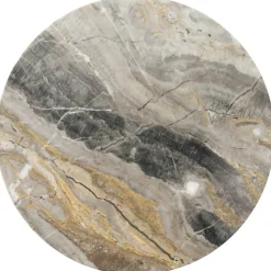 Androgyne Bordsskiva Ø42 cm, Grey Galaxy-marmor