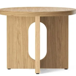 Androgyne Sidobord Ø50 cm, Naturlig Ek / Naturlig Ek