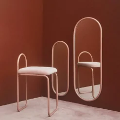 Angui Spegel 108 cm, Rose