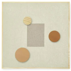 Anslagstavla Magnetisk 51,2x51,2 cm, Sand