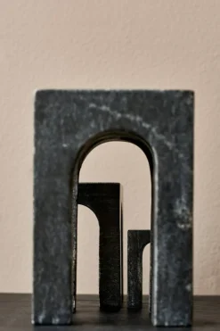 Arkis Bookend Bokstöd 3 Delar, Svart