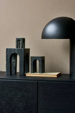 Arkis Bookend Bokstöd 3 Delar, Svart