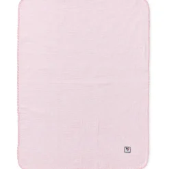 Baby Signature Star Pläd 70x75 cm, Vit / Rosa