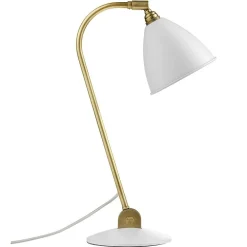 Bestlite BL2 Bordslampa, Mässing/Vit