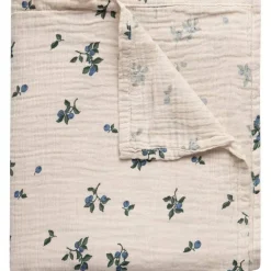 Blueberry Muslin Babyfilt, 110x110 cm
