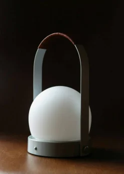 Carrie Bordslampa Portabel, Linen Blue