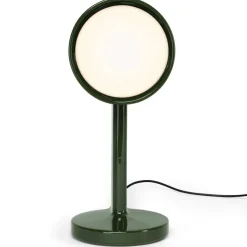 Céramique Side Bordslampa, Moss Green