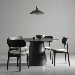 Elephant Stol, Svart / Beige Breeze