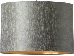 Erica Lampskärm Ø40 cm, Grå/Guld