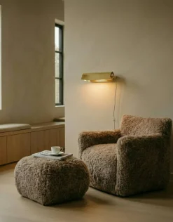Fold Vägglampa, Mässing