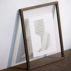 Frame A3 Ram 31,7x44 cm, Rökt Ek
