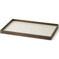 Frame Bricka Medium Rökt Ek/Beige