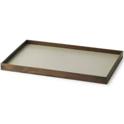 Frame Bricka Medium Rökt Ek/Grå
