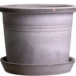 Galestro Kruka Med Fat Grå Ø30 cm