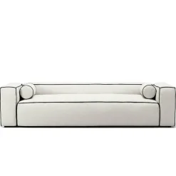 Grand Hue 3-Sitssoffa, Steam White / Mine Graphite