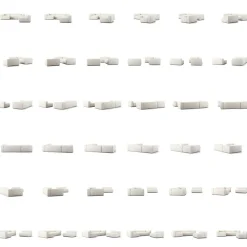 Grand 4-Sitssoffa Divan Vänster Med Fåtölj Bouclétyg, Steam White