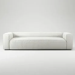 Grand 3-Sitssoffa Minetyg, Moon White