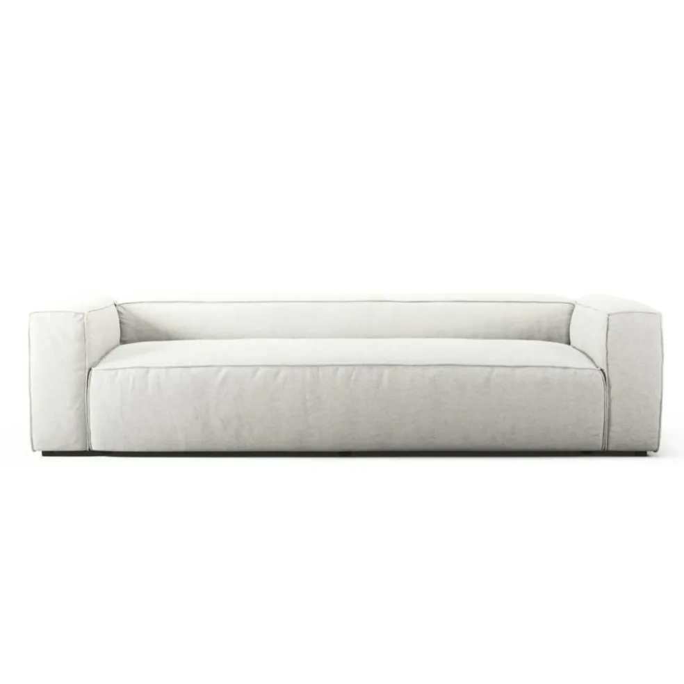 Grand 3-Sitssoffa Minetyg, Moon White