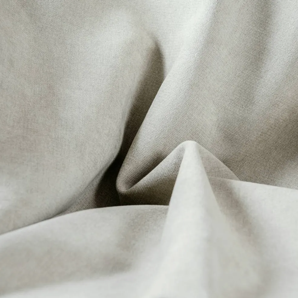 Grand 4-Sitssoffa öppna avslut Minetyg, Moon White