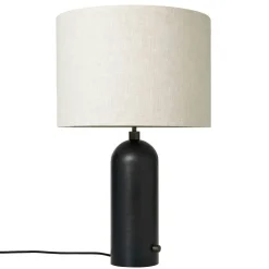Gravity Bordslampa Stor, Svart Stål / Canvas