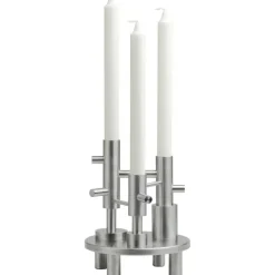 Jaime Hayon Candleholder Ljushållare L H:20 cm, Rostfritt Stål
