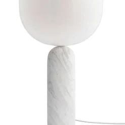 Kizu Bordslampa Large, Vit Marmor