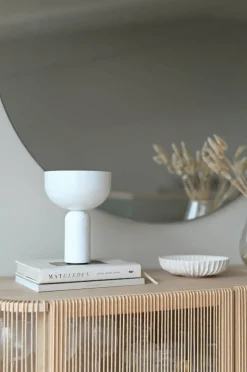 Kizu Bordslampa Portabel, Vit Marmor