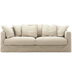 Klädsel Till Le Grand Air 3-sitssoffa Bomull, Beige