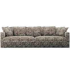 Le Grand Air 4-Sitssoffa Chenille, Zebra