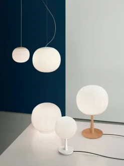 Lita Bordslampa 18 cm, Vit / Opalglas
