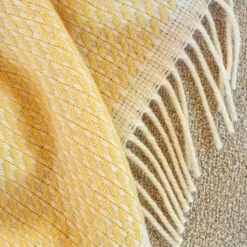 Mello Pläd 150x210 cm, Lemon Yellow