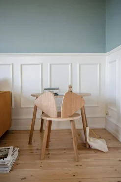 Mouse School Set Barnstol + Bord (6-10 år), Ek