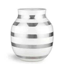 Omaggio Vas 20 cm, Silver