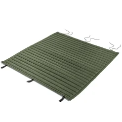 Palissade Dyna Quiltad Bänk Utan Armstöd , Olive