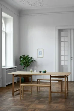 Rectangular Matbord 90x220 cm, Ek