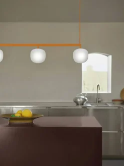 Rime Pendellampa Med Skena, Orange