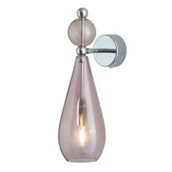 Smykke Vägglampa, Obsidian / Shiny Silver