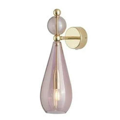 Smykke Vägglampa, Obsidian / Shiny Gold