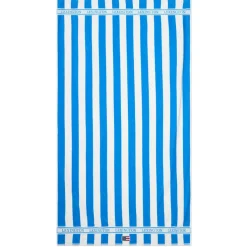 Strandhandduk Randig, Blå