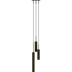 Tubulaire Ljuskrona Bronzed, 38 Pendlar