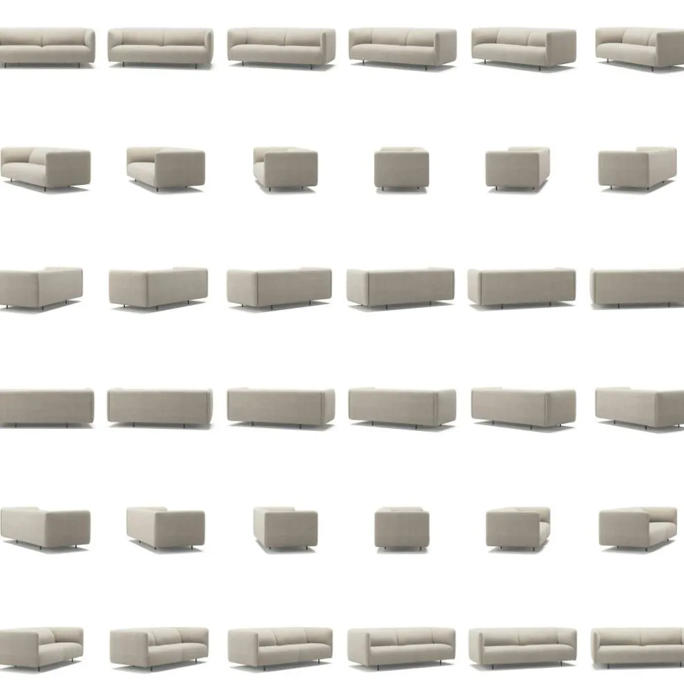 Urban 2,5-Sitssoffa Paneltyg, Beige Breeze