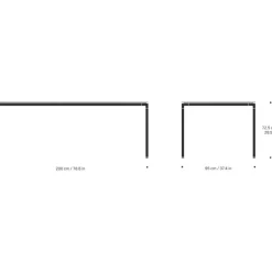 Vipp971 Table 200x95cm medium
