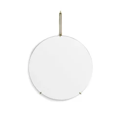 Wall Mirror Spegel Ø 50 cm, Mässing